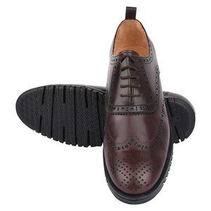 LIBERTYZENO Brown LEATHER OXFORD STYLE CASUALS